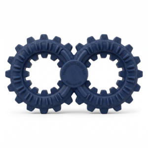 Thiago Pet Shop LLC Heavy Duty Double Gear Dog Tug Toy - Durable Chew Toy for Dogs