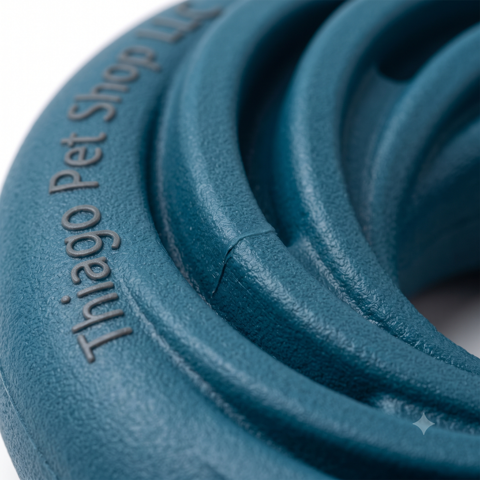 Thiago Pet Shop LLC Durable Spiral Ring Dog Chew Toy - Heavy Duty Teething & Fetch Toy - Image 3